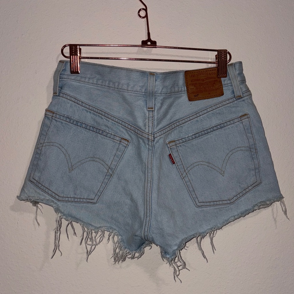 Levi’s 501 original denim jean shorts size 25